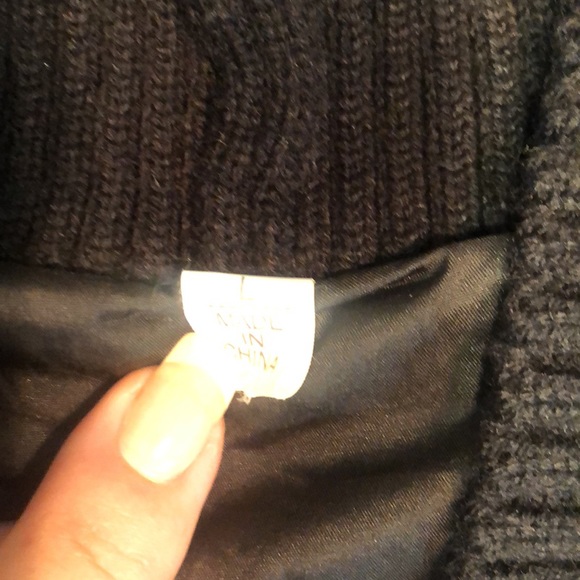 Black faux mink crop jacket - Picture 2 of 3